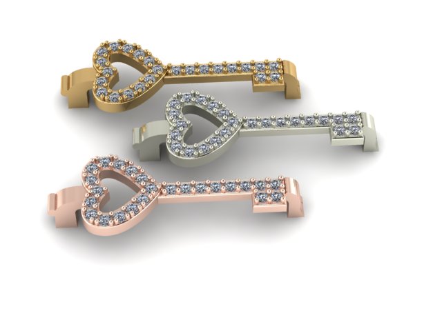 Heart Key Apple Watch Charm